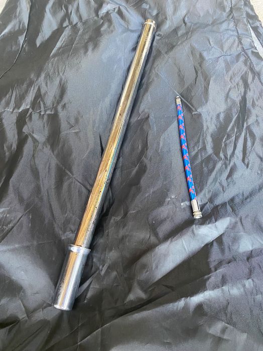 Bomba de ar antiga para bicicleta