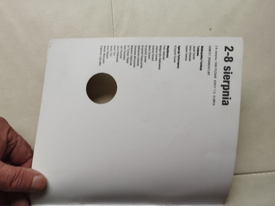 Międzynarodowe mistrzostwa w tenisie, autografy