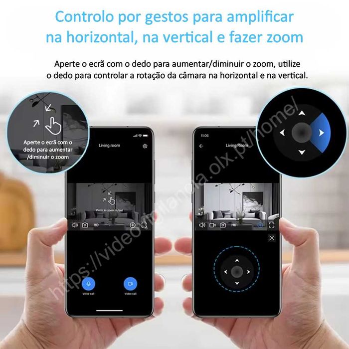 Câmara Rotativa ‼️ WiFi ‼️ FullHD ‼️ Videochamada ‼️ Ecrã 2.8 polegada