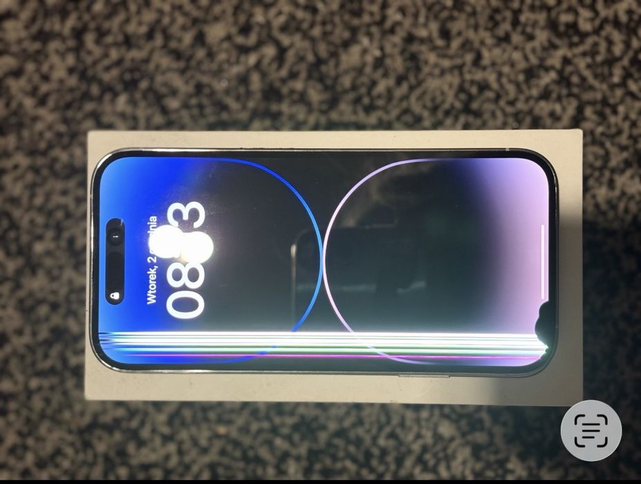 Iphone 14 pro 128gb 91% uszkodzony wyświetlacz