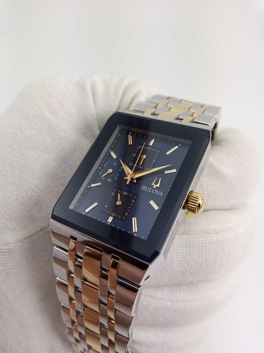 Роскошные мужские часы BULOVA 98C150 с календарем, чоловічий годинник