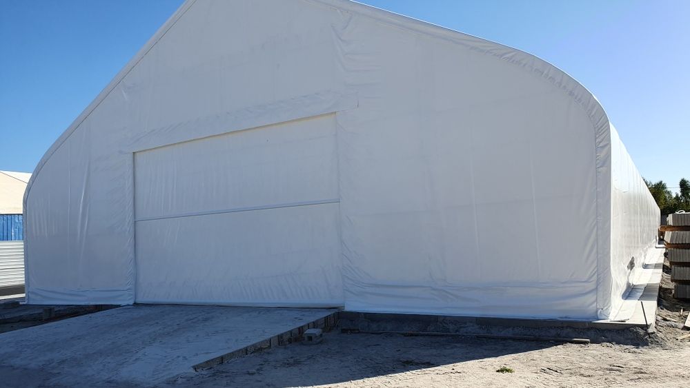 Hala 15x30x7,5 łukowa namiotowa obora bele garaż magazyn