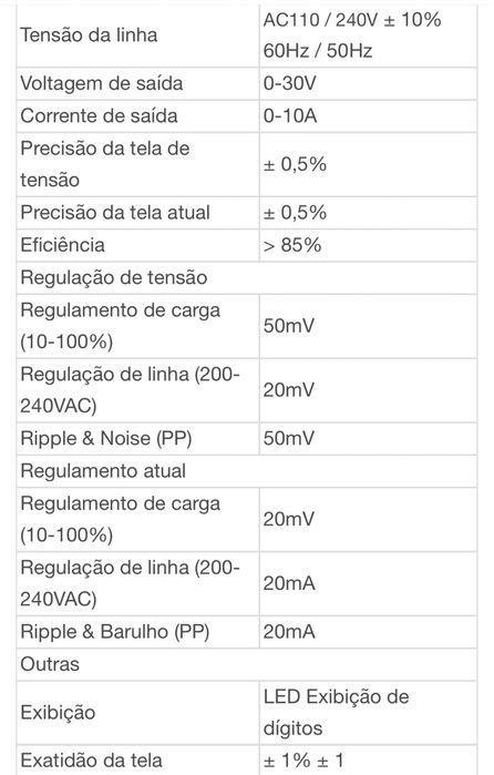 Adjustable Power Supply 0-30V 10A 300 Watts64297744302466124