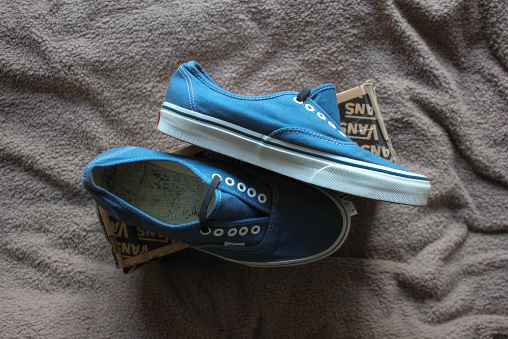 Кеди Vans authentic блакитні US 8.5