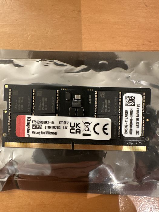 DDR5 32 GB 5600 Kingston Fury Impact SO-DIMM