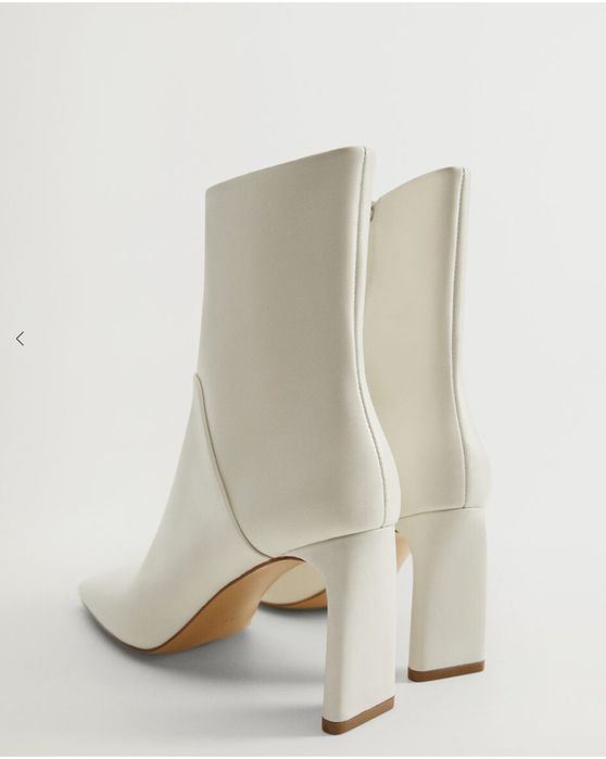 Mango białe botki 39