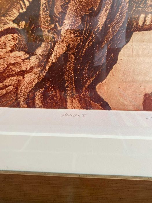 Gravura emoldurada de José Faria