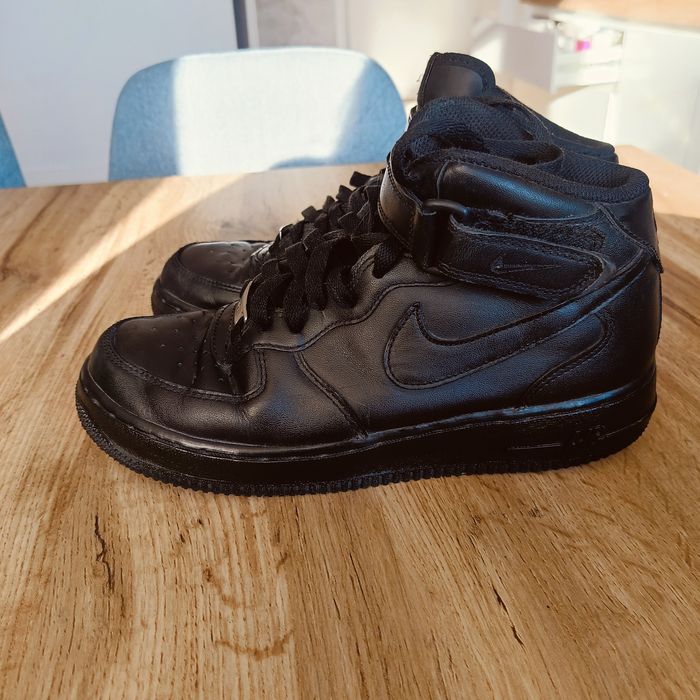 Buty Nike air force 1 czarne 38,5 za kostkę