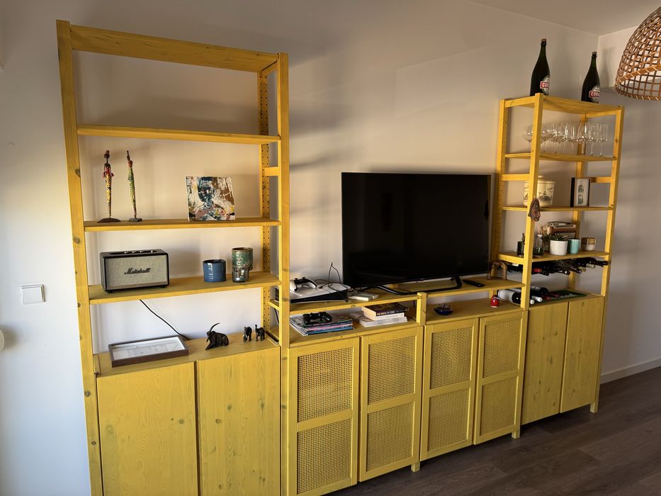 Móvel de sala IKEA personalizado – pintado à mão – peça única