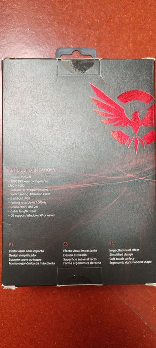 Rato gaming - 4 Gaming Kunda 100 - Novo