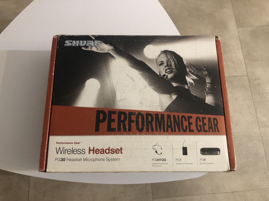 Mikrofon bezprzewodowy nagłowny SHURE super stan
