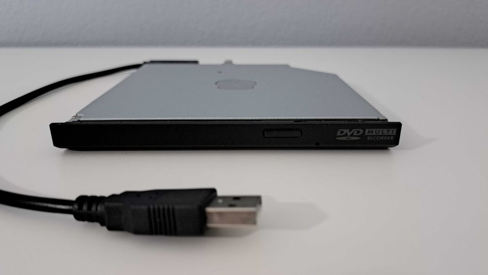 Leitor de DVD interno ASUS + adaptador externo usb