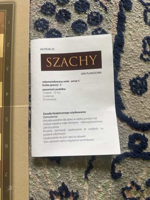 Gra Planszowa Szachy stan idealny