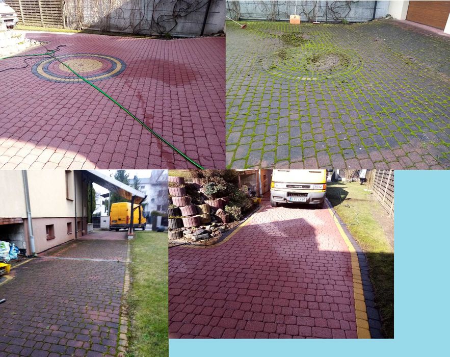 Mycie Czyszczenie - Kostki brukowej, Elewacji, Dachów, Ogrodzeń itp.