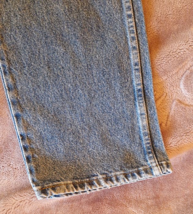Spodnie Wrangler 30/32 proste, niebieskie, vintage