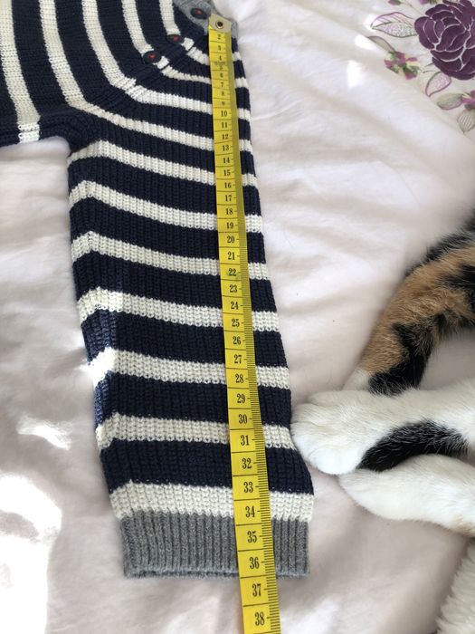 Sweterek w paski dla chłopca r.86 H&M