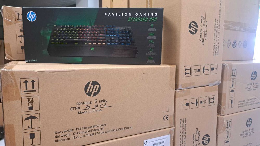 Nowa Klawiatura Mechaniczna Gamingowa HP Pavilion Gaming 800 RGB FV23%