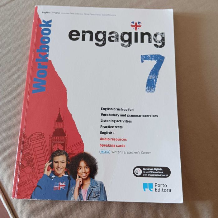 Caderno de atividades engaging 7 o 8 já foi vendido.
