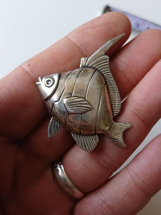 Srebrna broszka Sterling kolekcjonerska srebro