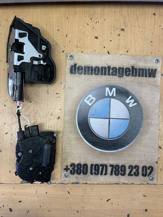 Замок дверей з дотяжкою задній лівий БМВ Ф10 Ф11 BMW F10 F11