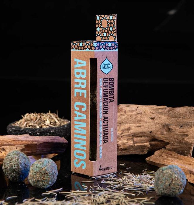 Caixa de Incenso x 4 bombinhas de incenso