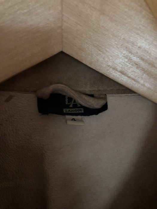 Blusão beje de pele Lanidor