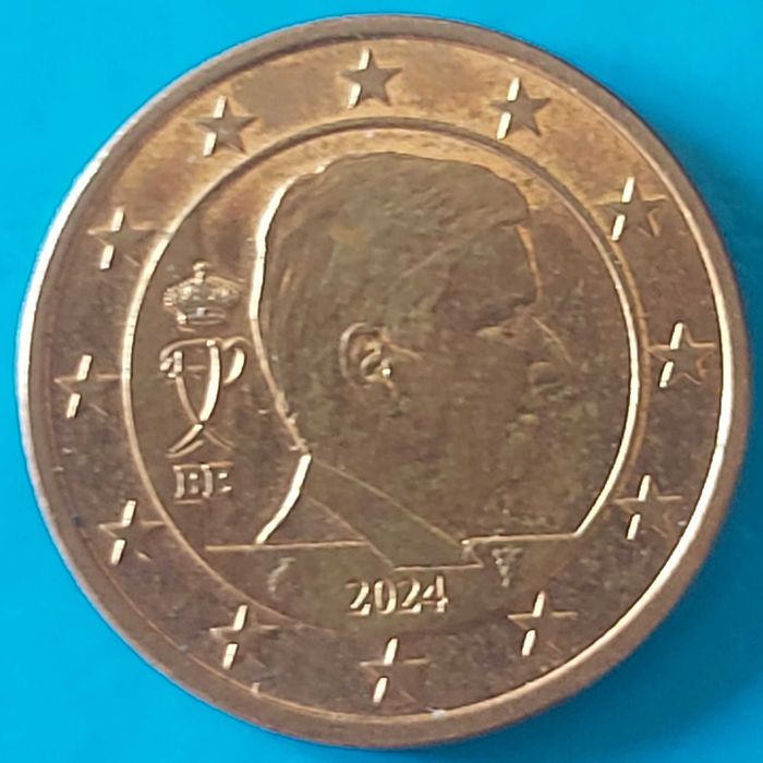 5 Cêntimos de 2024  da Bélgica, Filipe I