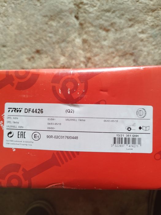 Discos travão Opel Astra