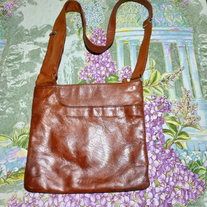 Брендовая мужская кожаная сумка Radley. 29/27 см
