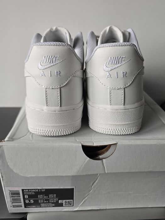 Nike Air Force 1 Low  White ROZMIAR 41 Box  Skóra Af