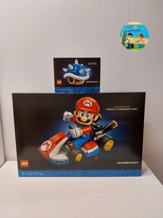 ENVIO GRATIS-LEGO Mario Kart 72037+40787 (Super Mario)