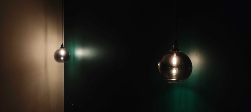 Dekoracyjna lampa wisząca 2 sztuki