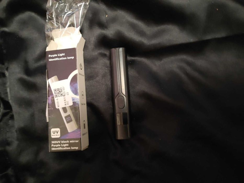Ультрафиолетовый фонарь 365nm на аккумуляторе с таймером