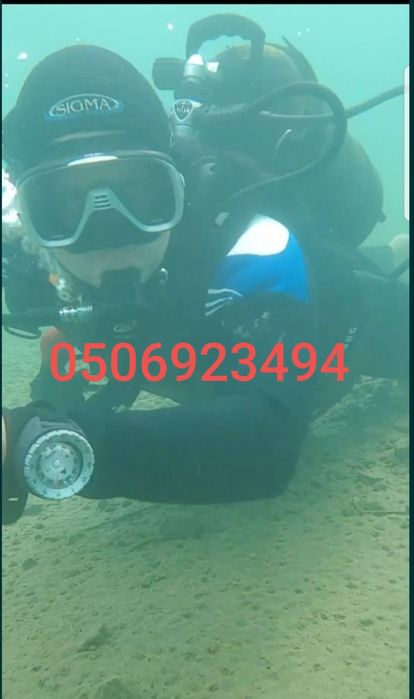 Водолаз дайвер,  поиск под водой, чистка озёр бассейна...