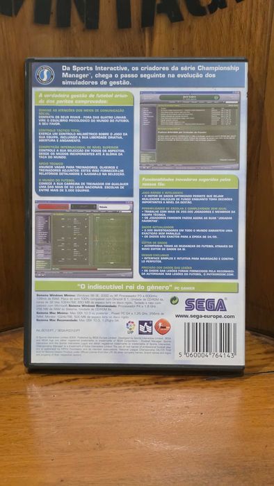 Jogo Pc/M-AC Cd-Rom Football Manager 2005 (Edição Portuguesa) "Reservado"