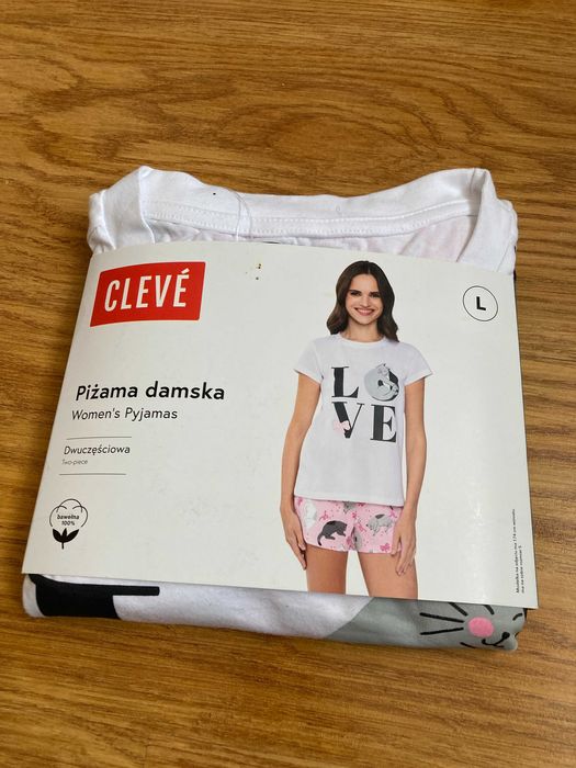 Piżama damska letnia L bawełna