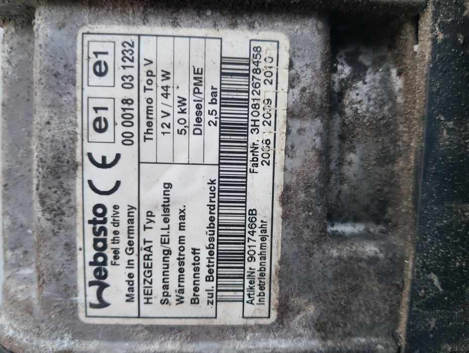 Продам - Webasto Thermo Top V