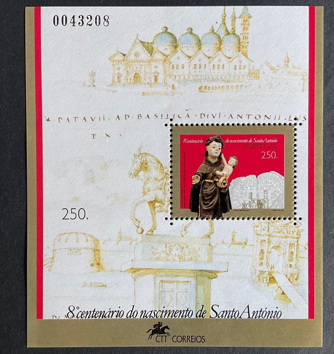 Selos - Blocos Portugal Novos CTT