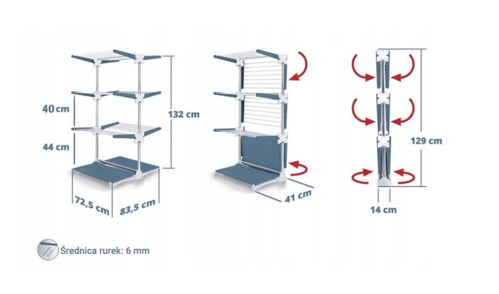 Suszarka do ubrań MELICONI