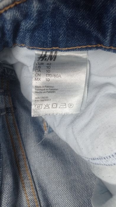Shorty jeansowe damskie spodenki r. 42/XL H&M