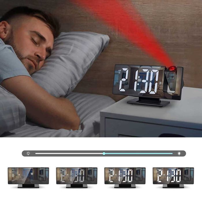 Zegarek budzik cyfrowy 2068L