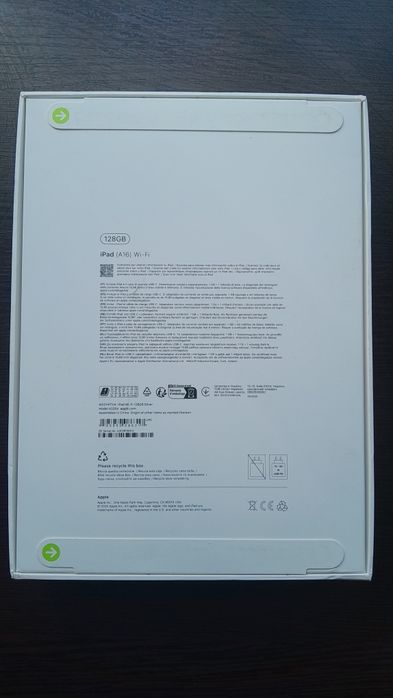 Планшет Apple iPad 11 (А-16) 2025 Wi-Fi 128GB Silver (MD3Y4)
