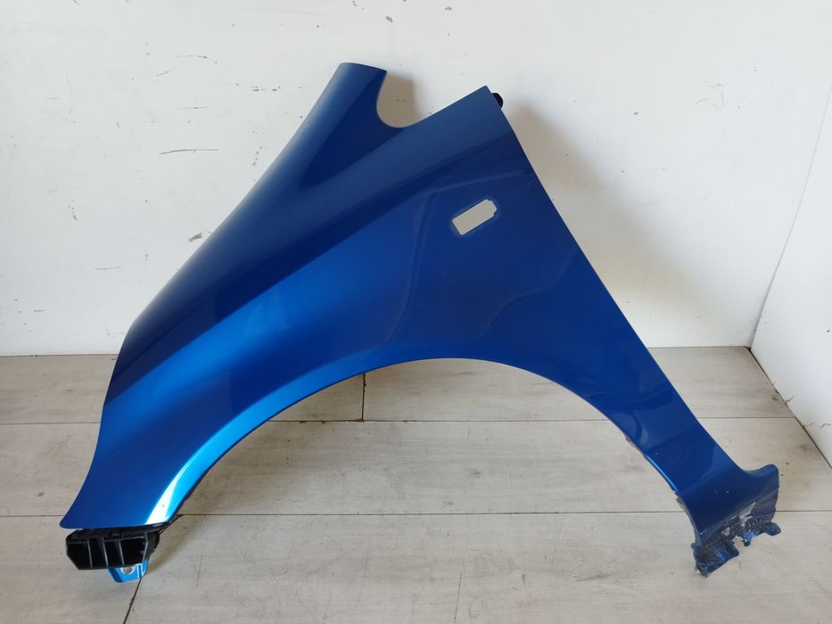 Honda Jazz II 02-08 Błotnik Lewy Przedni Kierowcy Przód Niebieski Oryginalny Migacz