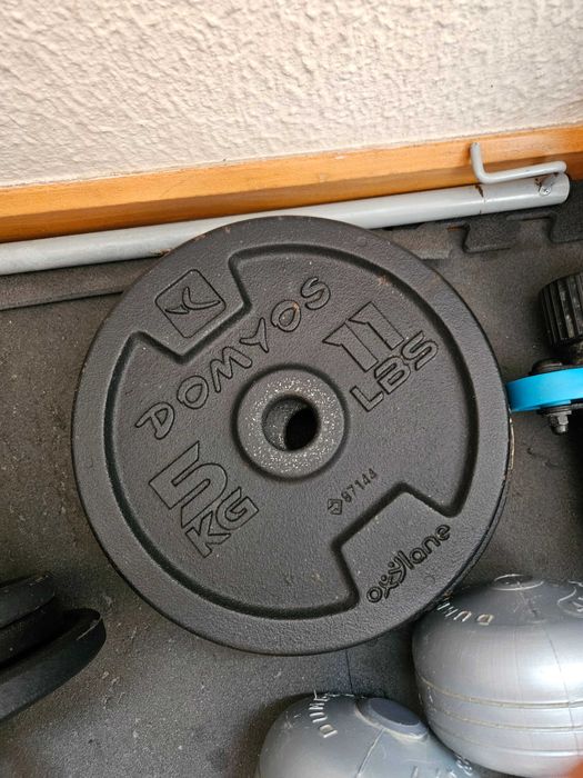 Halteres e Discos para musculação