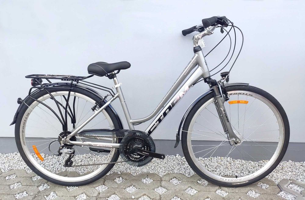 Rower Damka, Damski Trekkingowy, Turystyczny Storm Marathon 4.0 Lady