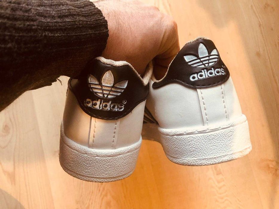 Buty damskie sportowe adidas superstar białe roz 38 jak nowe!