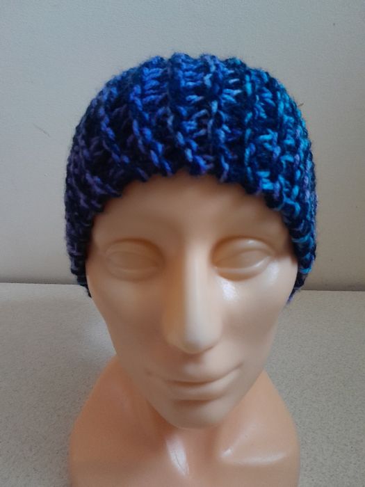 Czapka beanie granatowa
