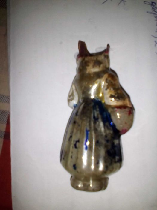 Новогодняя игрушка "Красная шапочка" под реставрацию.