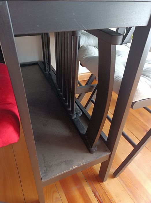Reservada - Mesa de jantar preta IKEA Nordviken