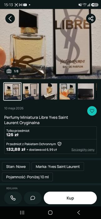 Ysl libre Edp 7,5ml